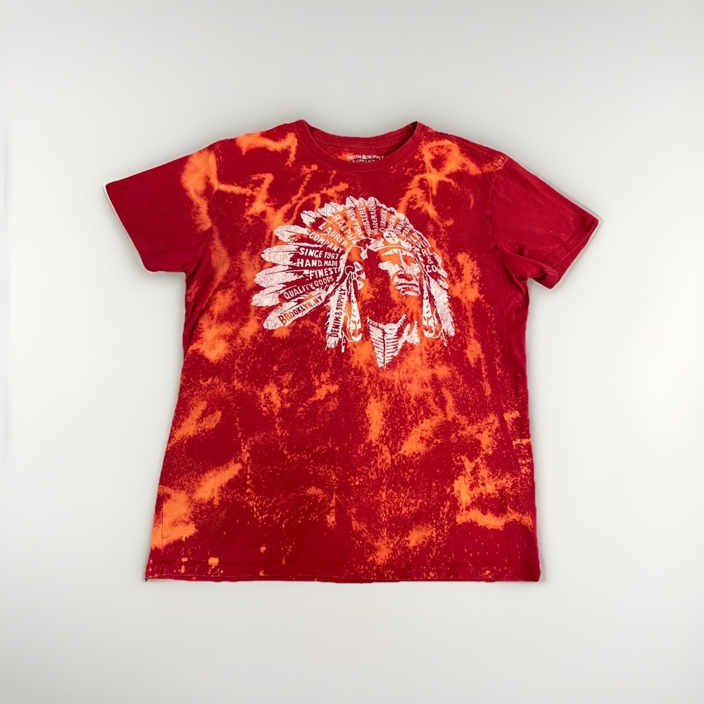 Polo Ralph Lauren Denim & Supply Shirt Mens Small Chief Graphic Tee RRL